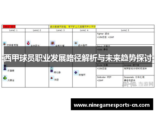 西甲球员职业发展路径解析与未来趋势探讨